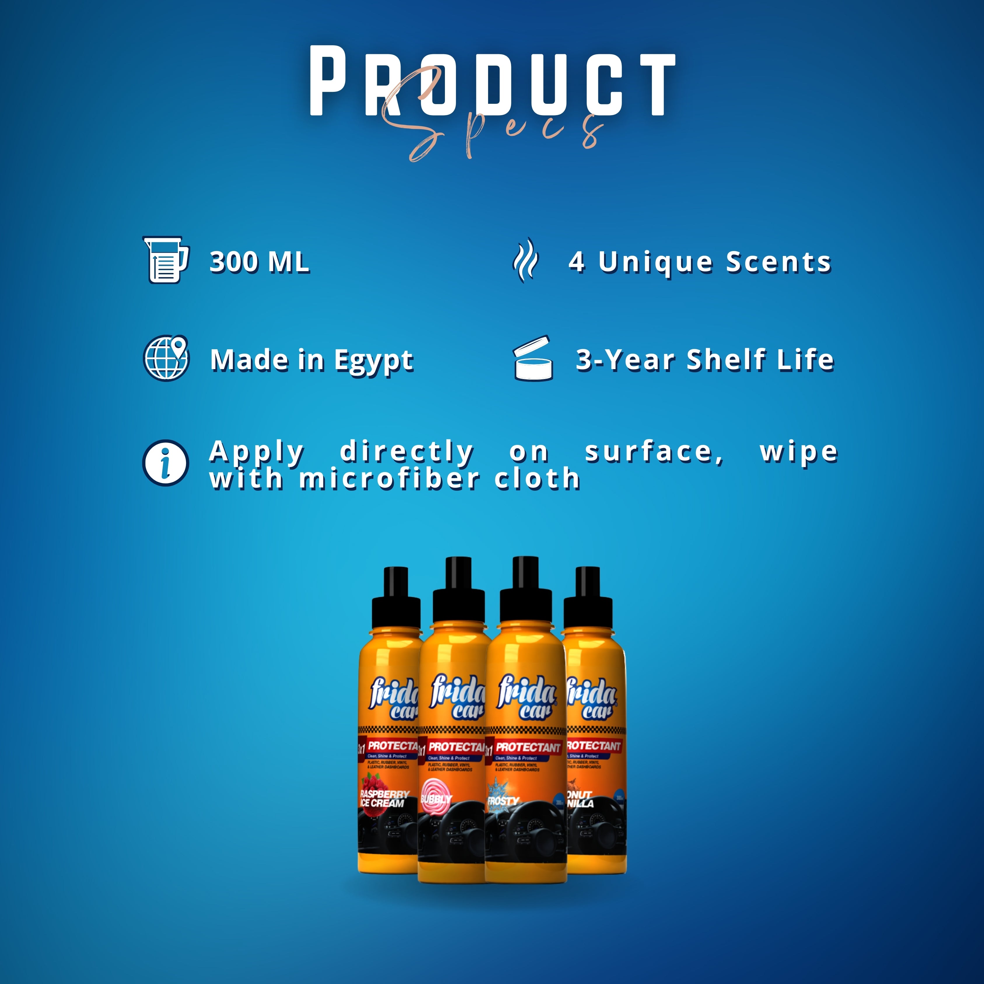 Frida Car Protectants 300ML