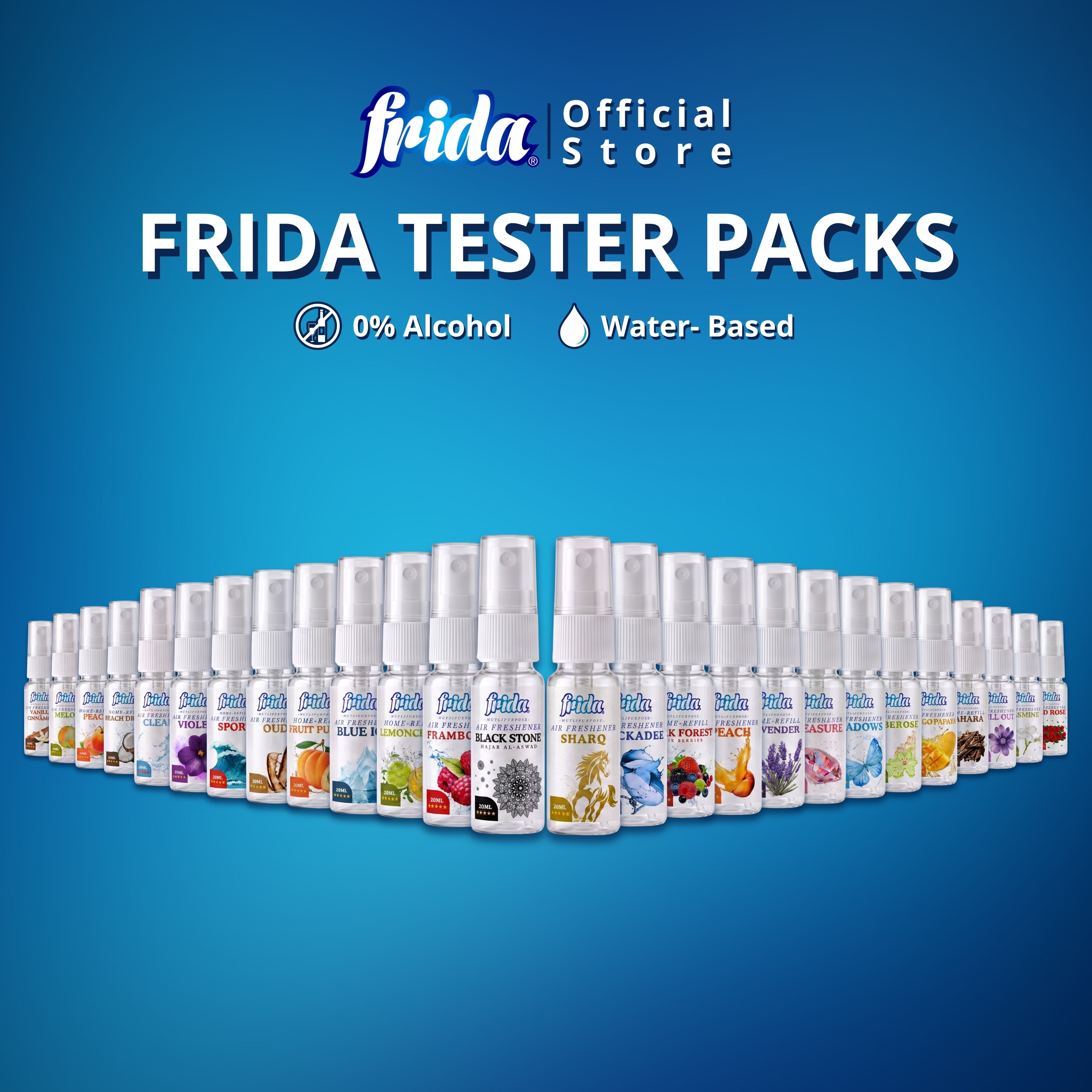 Frida Air Freshener & Home Refill Testers - Product Line