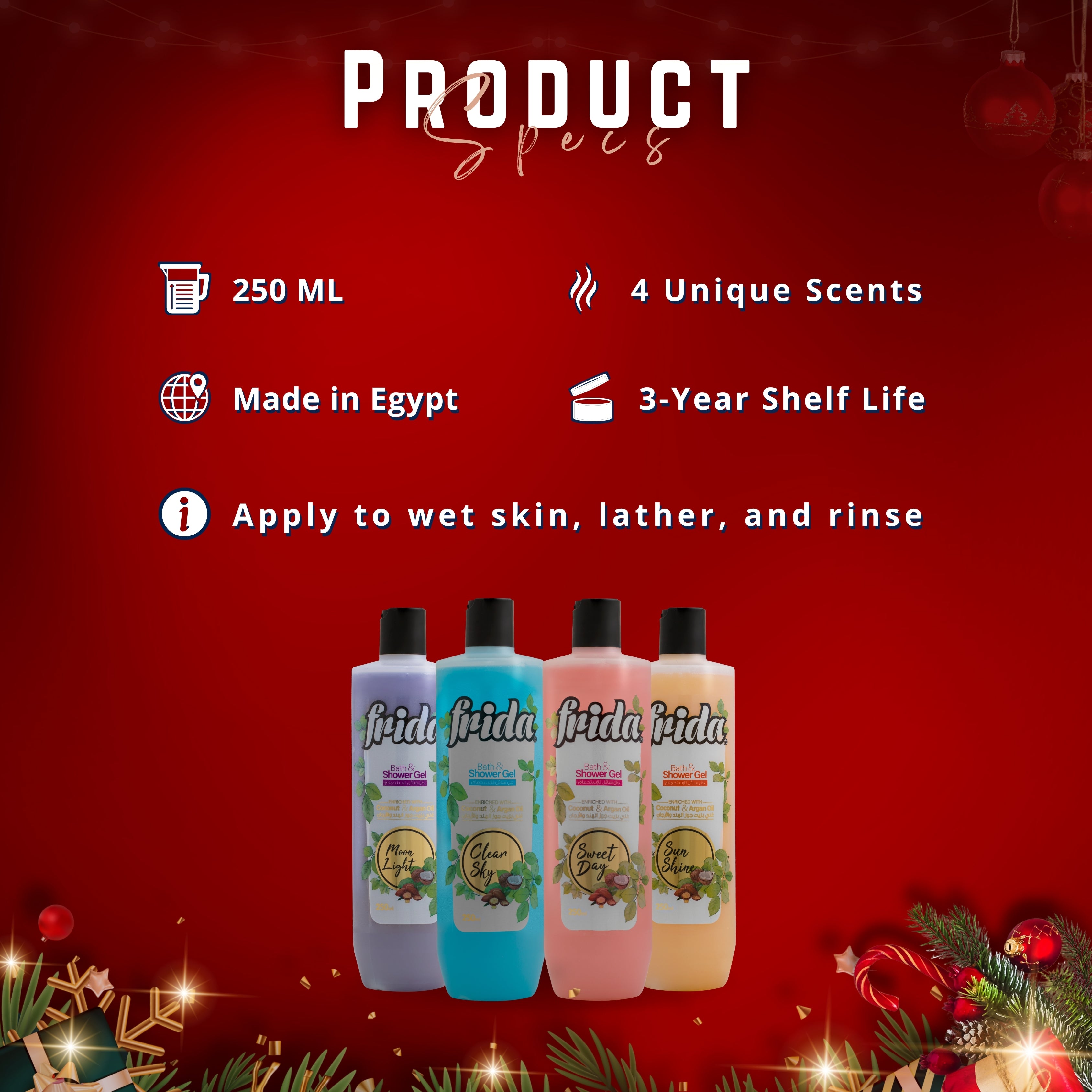 Frida Bath & Shower Gels