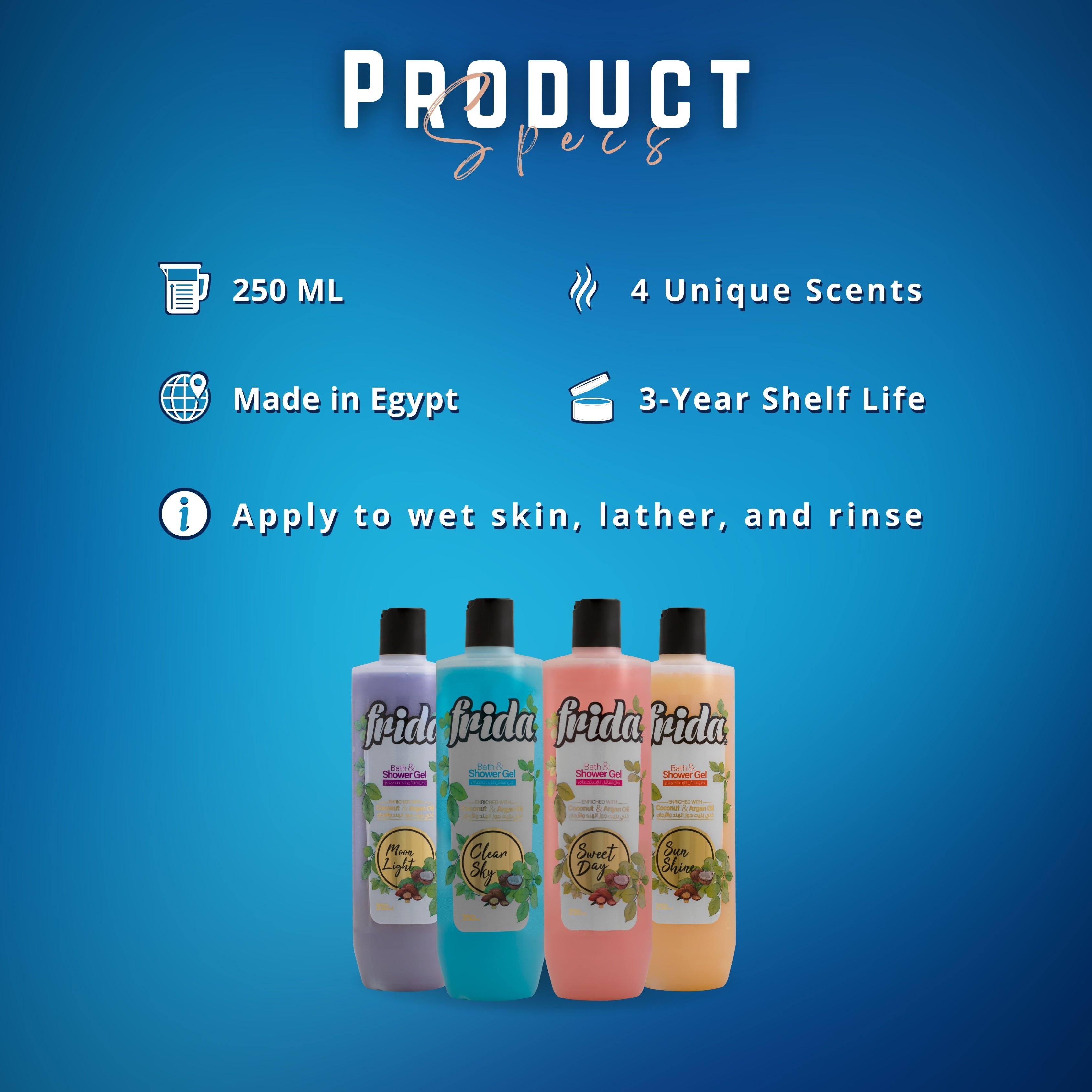 Frida Bath & Shower Gels