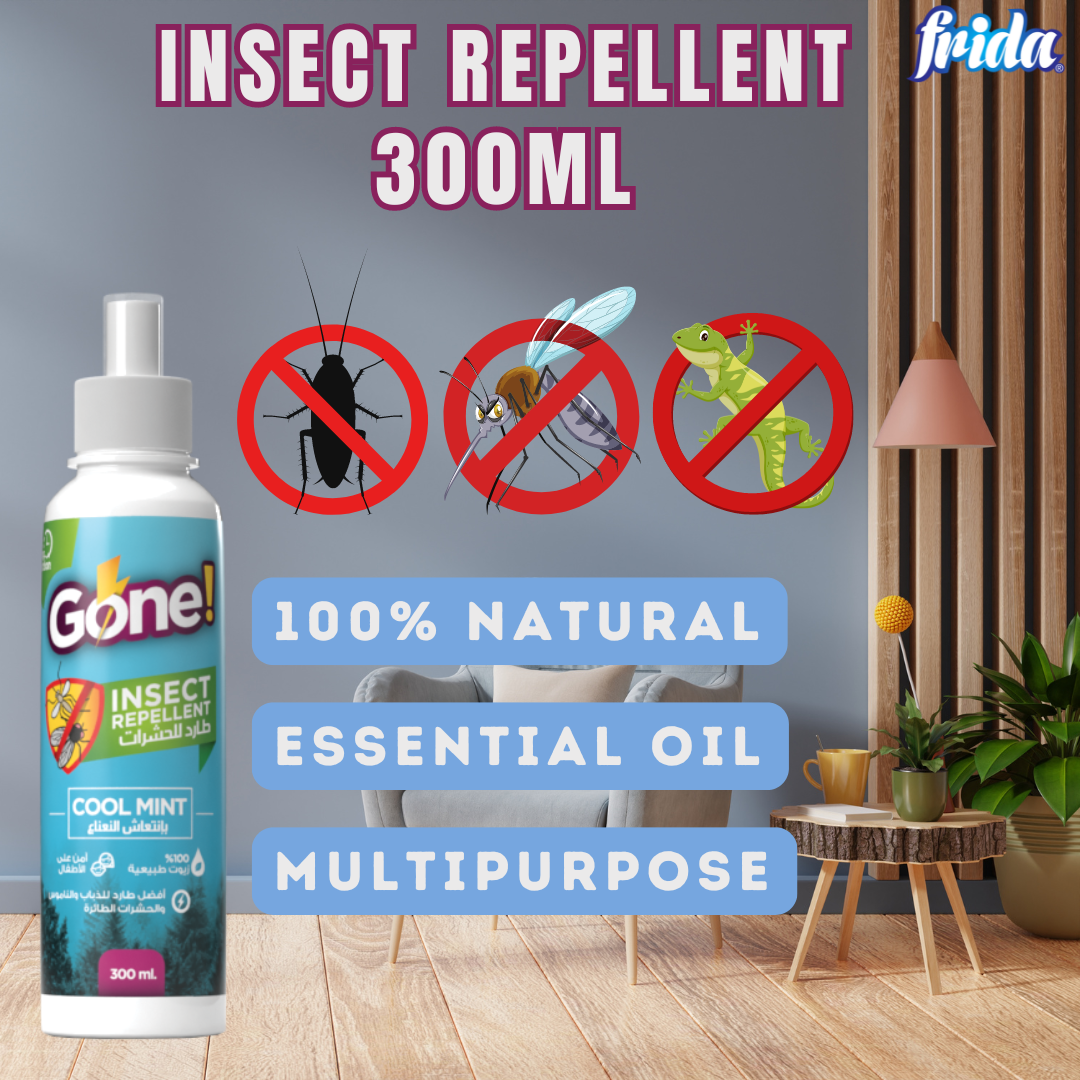 Insect Repellent 100% Natural - 300ML (Cool mint)