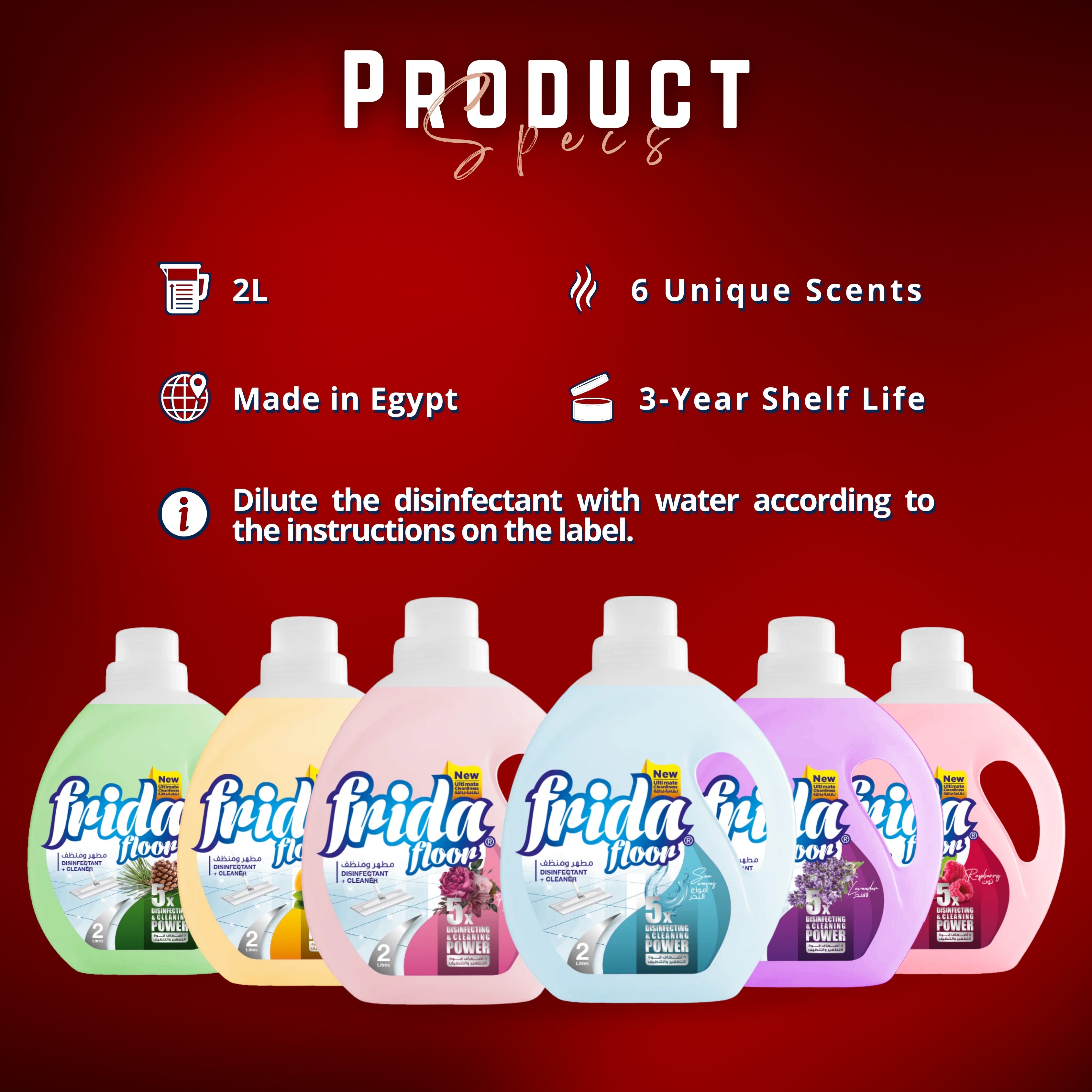 Frida Pembasmi Kuman &amp; Pembersih Lantai