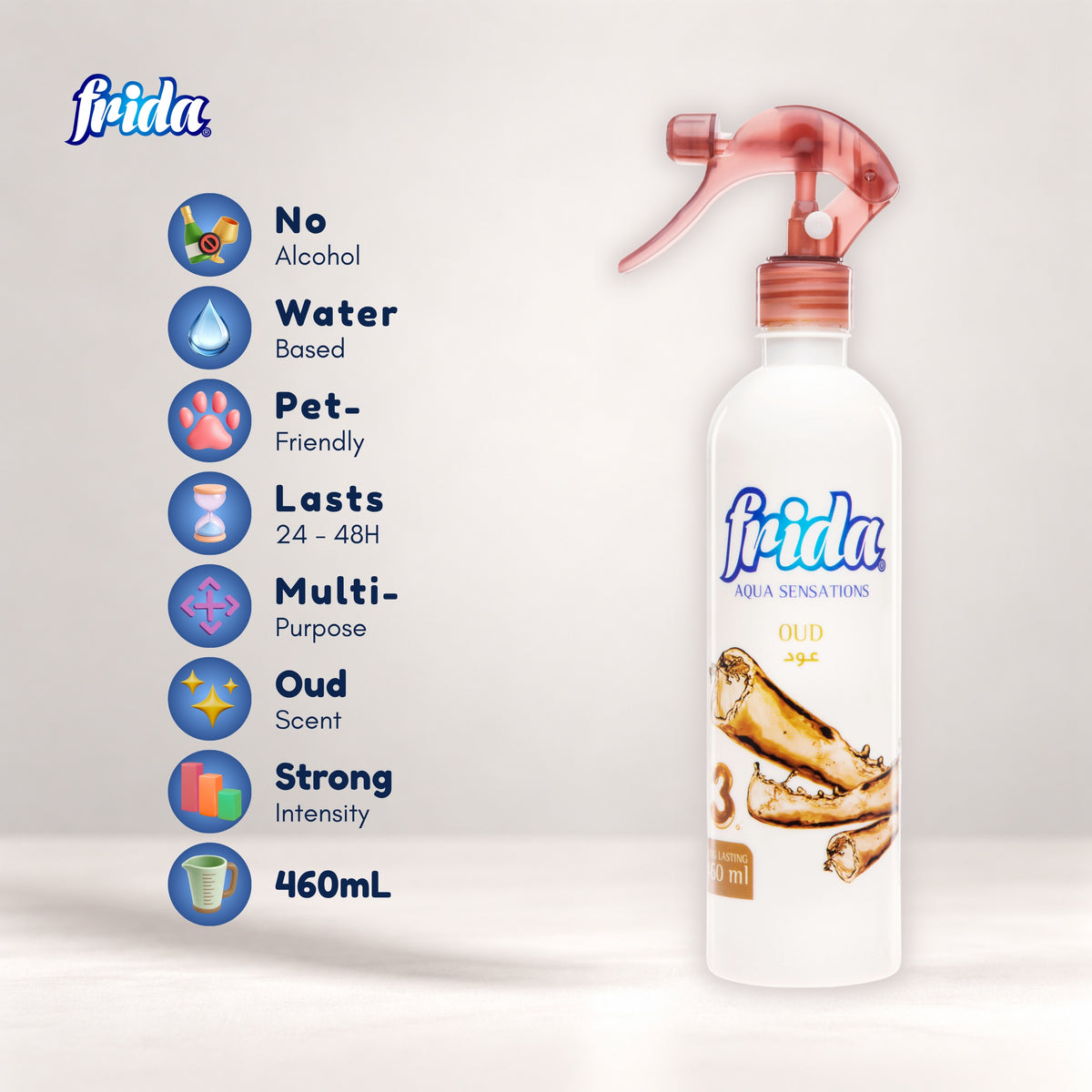 Frida Air Freshener – Oud (460ml)