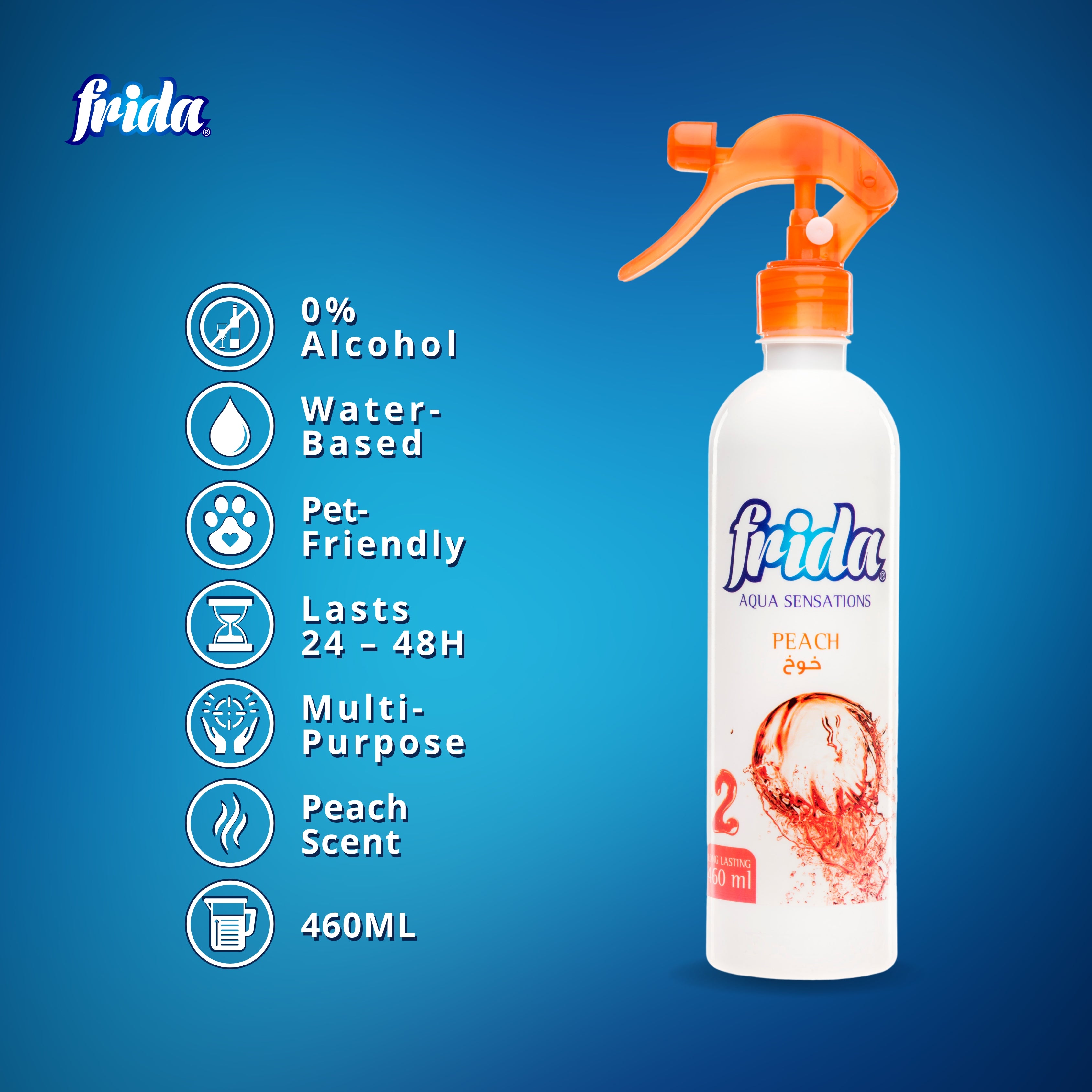 Frida Air Freshener – Peach (460ml)