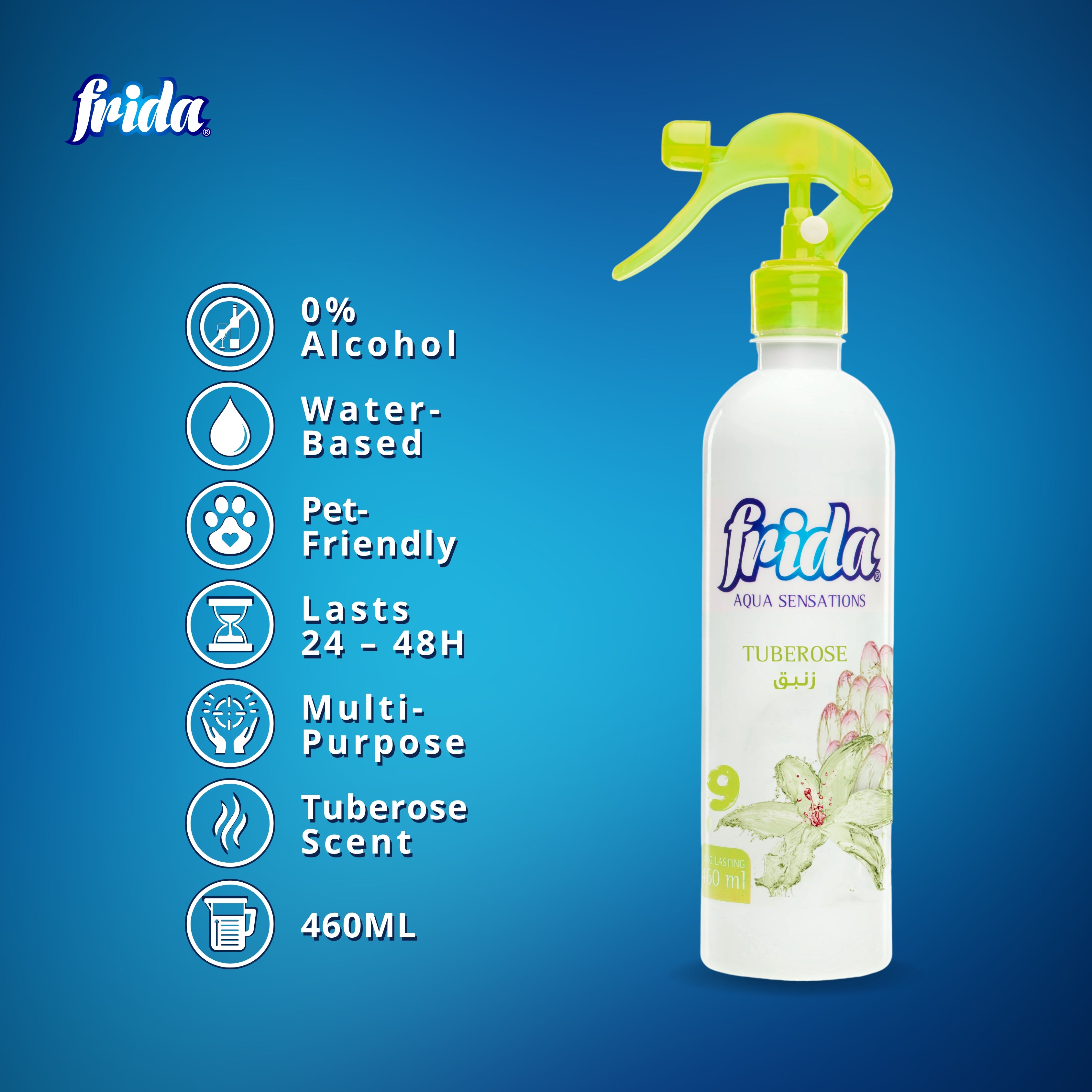 Frida Air Freshener – Tuberose (460ml)