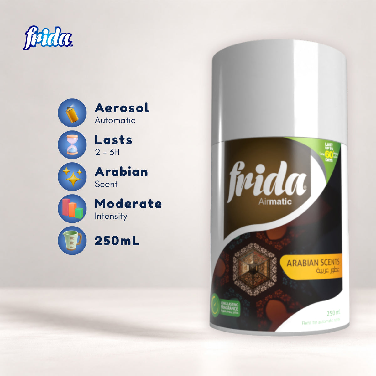 Frida AirMatic – Arabian Scent (Oud) (250ml)
