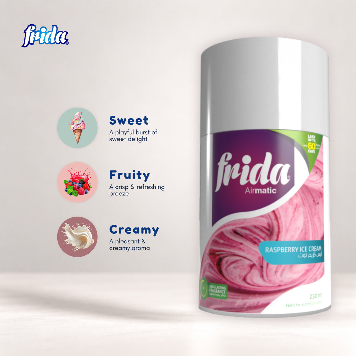 Frida AirMatic – Raspberry Ice Cream (250ml)