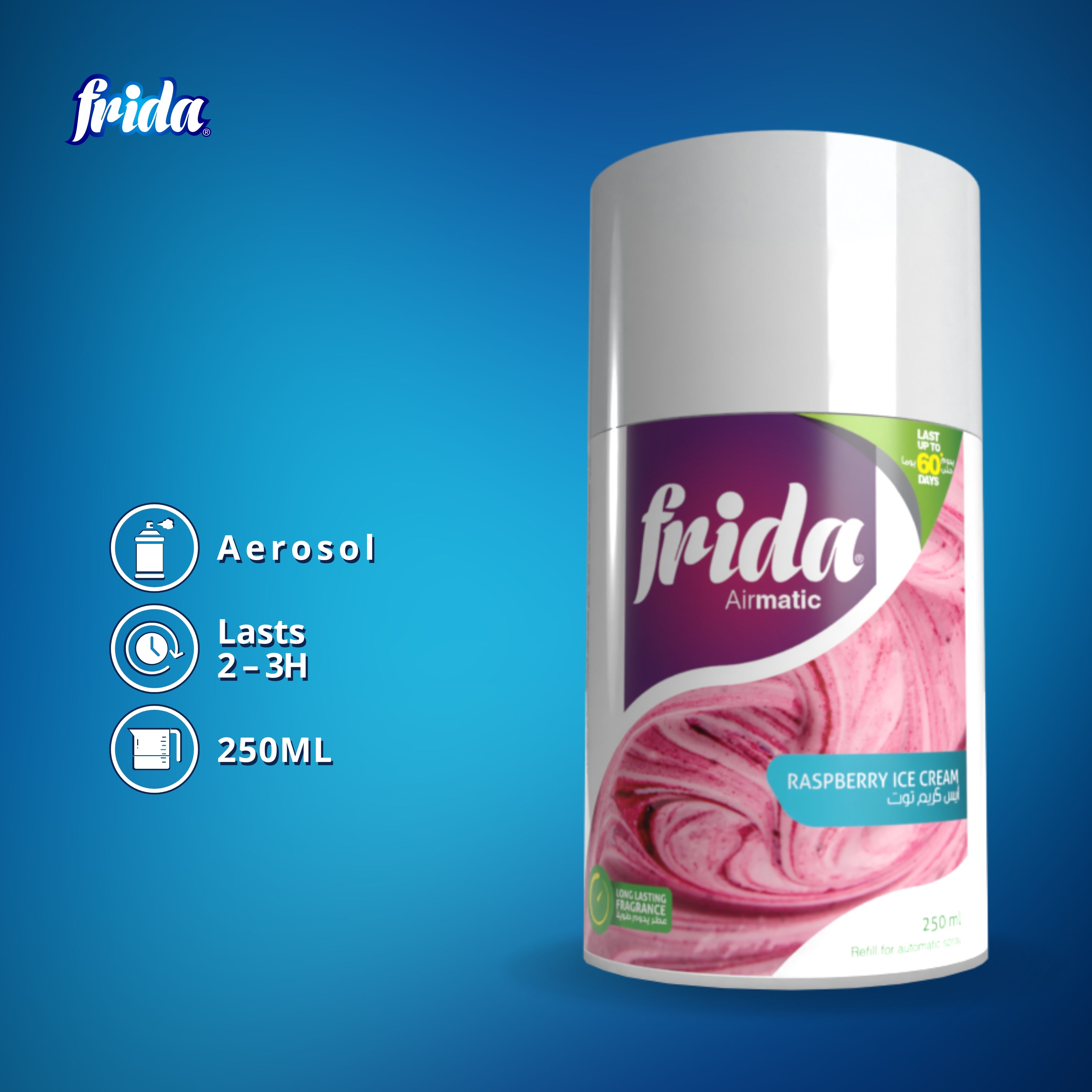 Frida AirMatic – Raspberry Ice Cream (250ml)