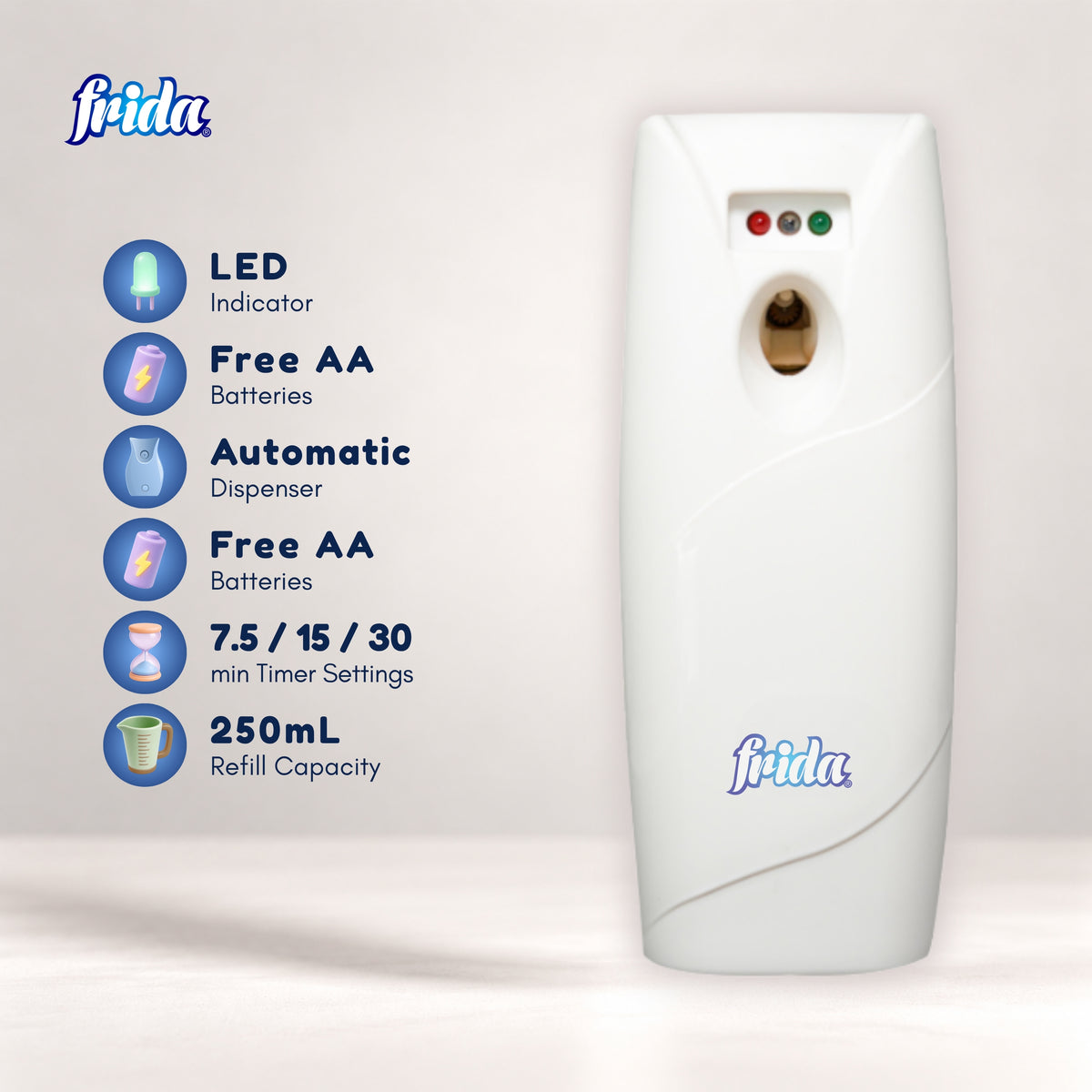 Frida AirMatic Dispenser – Wall Mounted LED
