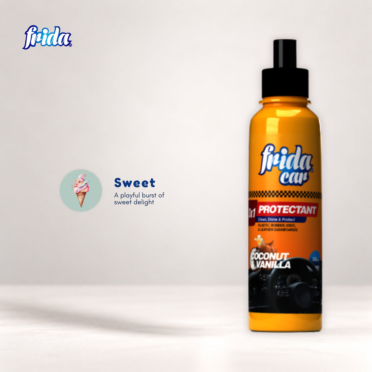 Frida Car Protectant – Coconut & Vanilla (300ml)