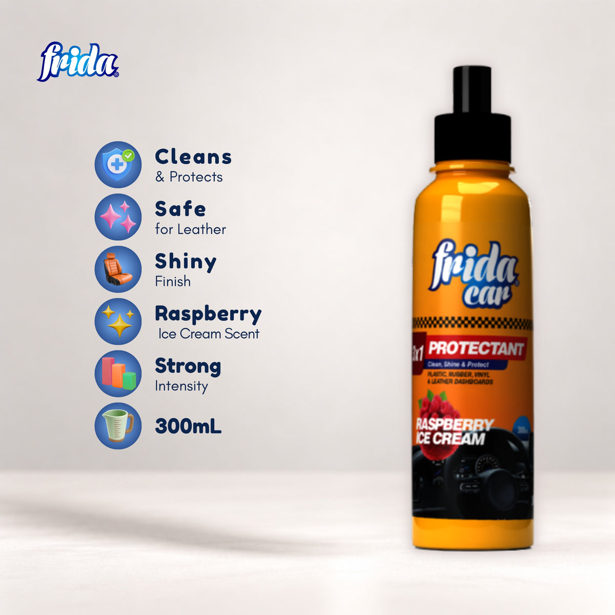 Frida Car Protectant – Raspberry Ice Cream (300ml)