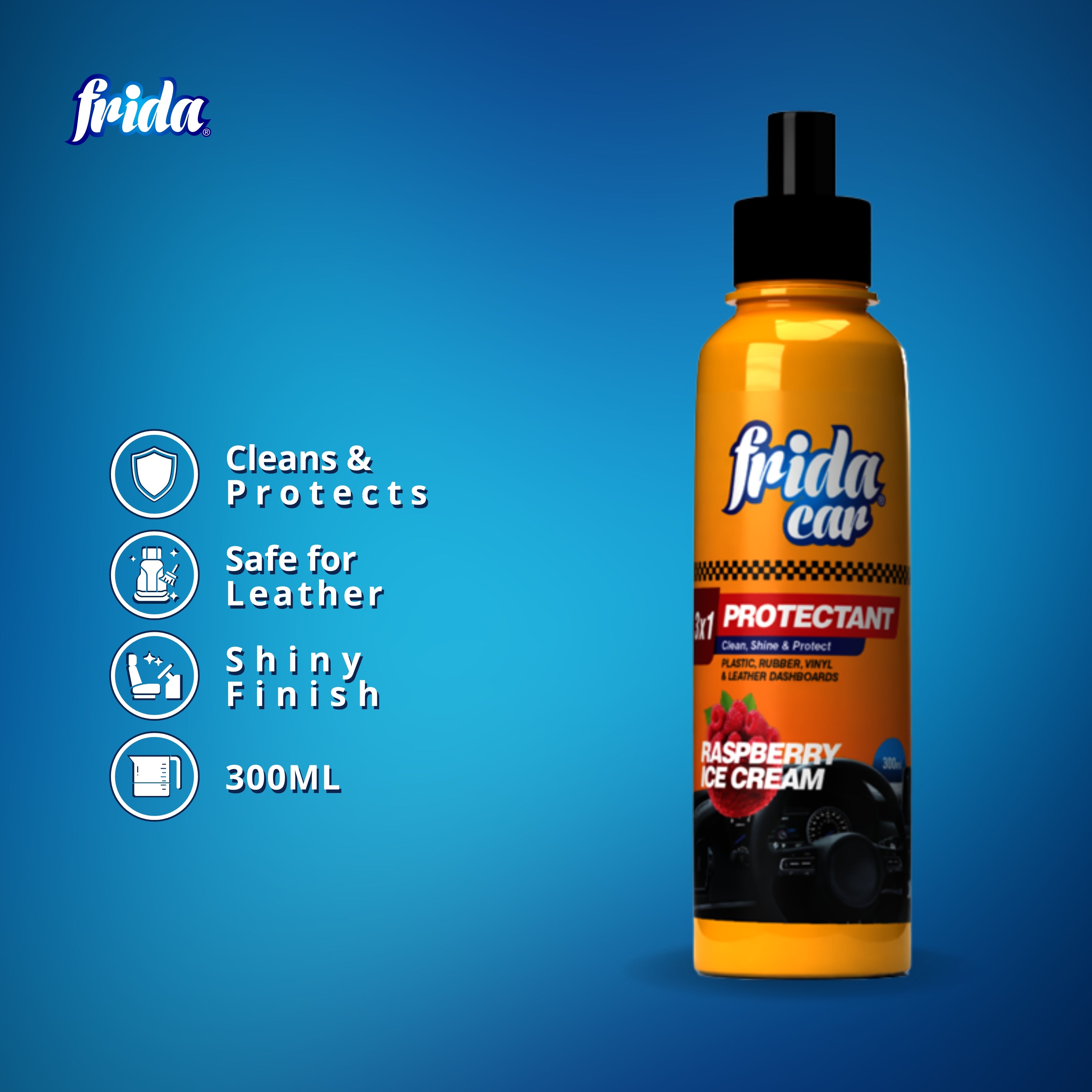 Frida Car Protectant – Raspberry Ice Cream (300ml)