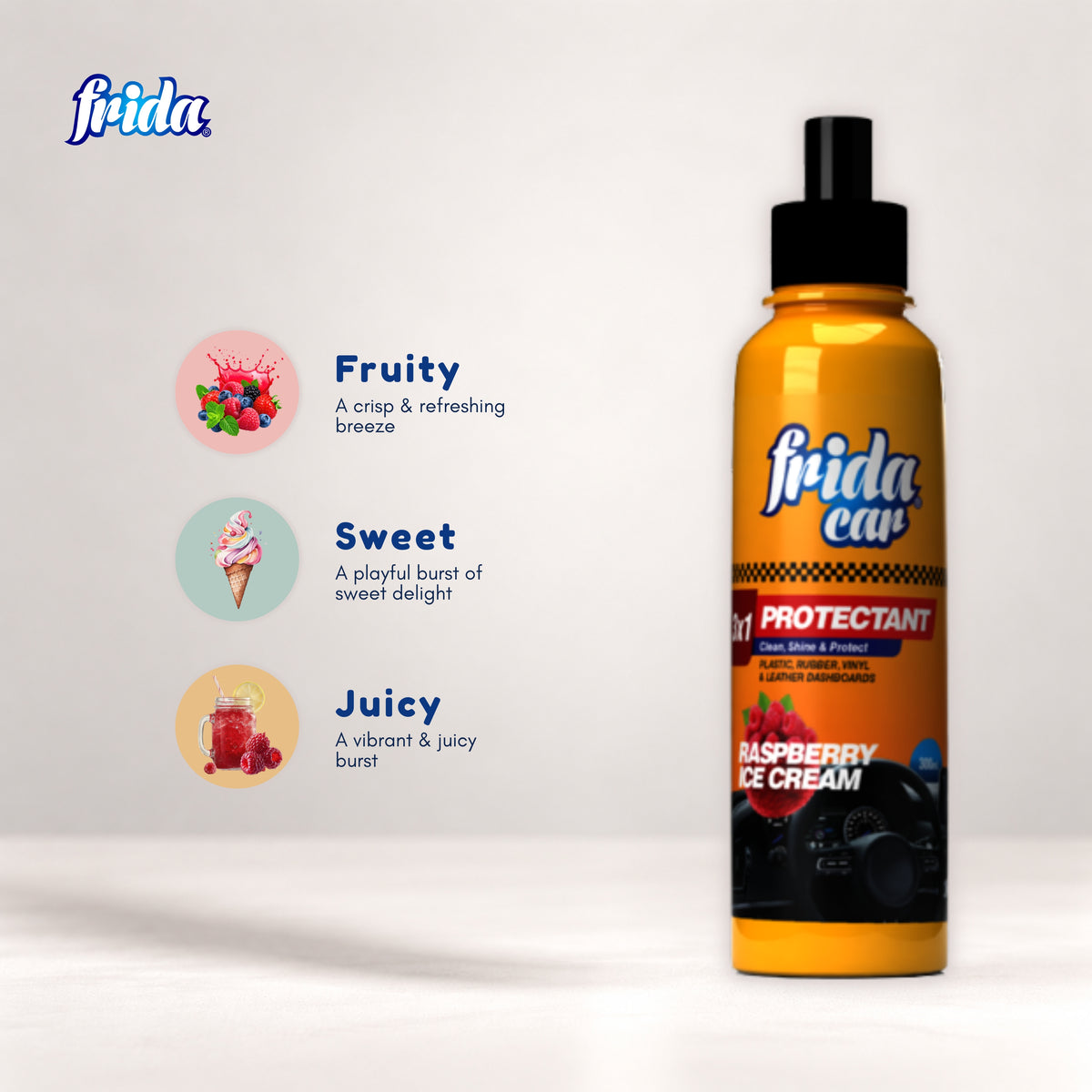Frida Car Protectant – Raspberry Ice Cream (300ml)