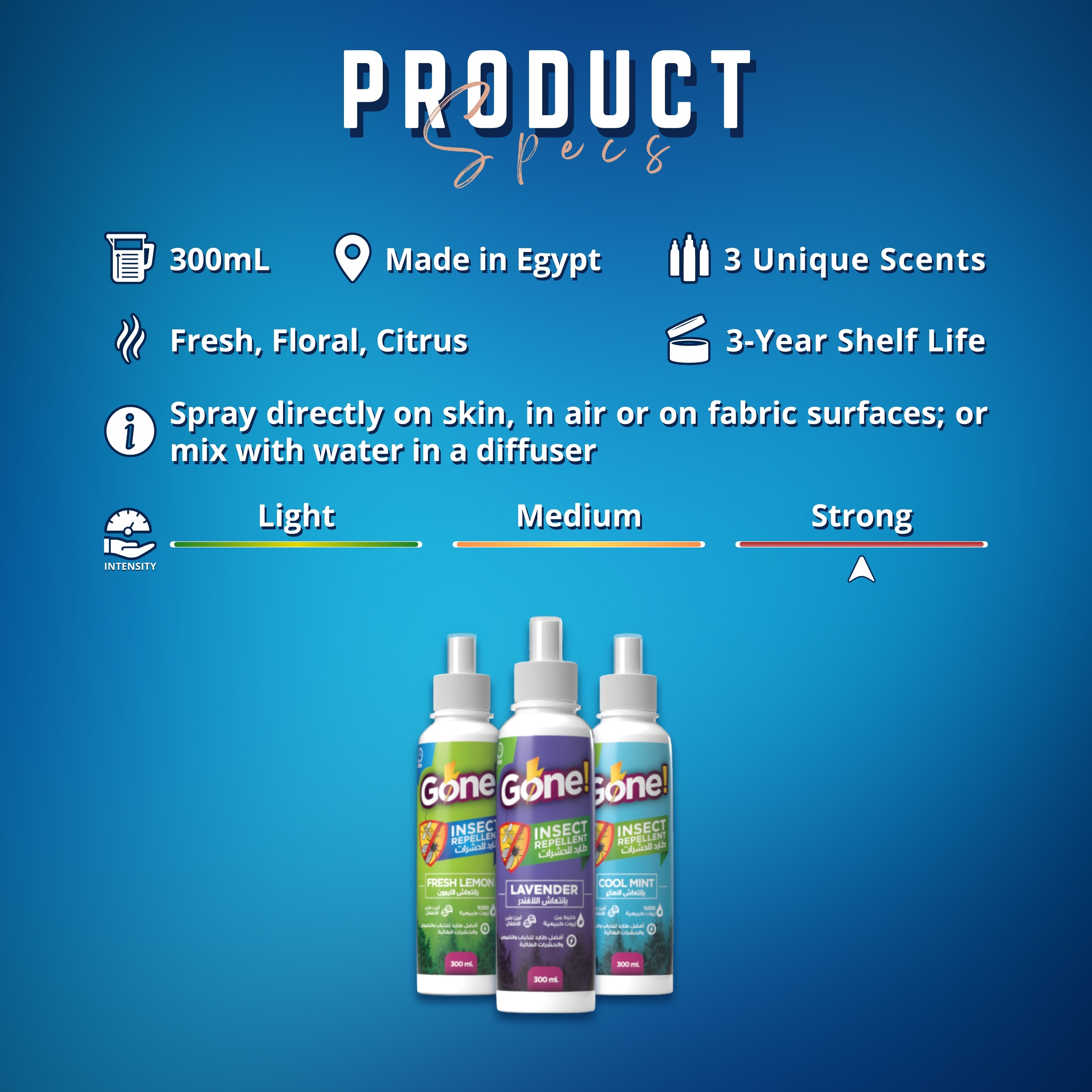 Frida Insect Repellent – Fresh Lemon (300ml)