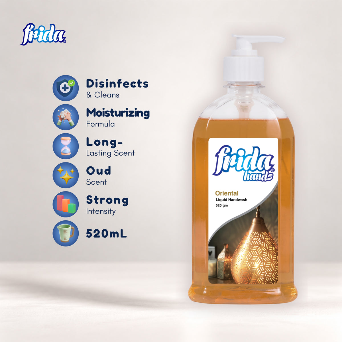 Frida Liquid Hand Wash – Oriental Oud (520ml)