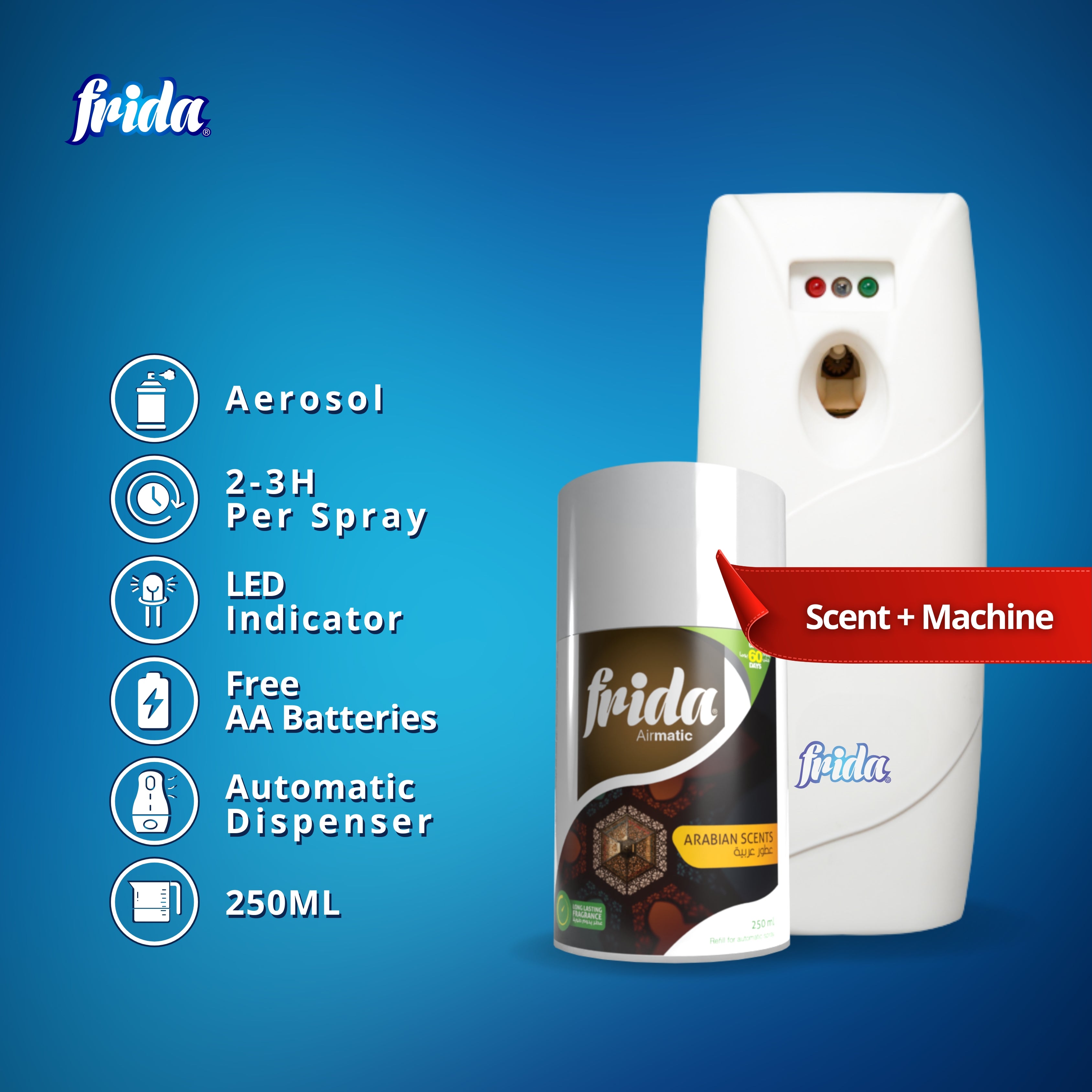 Frida AirMatic – Arabian Scent (Oud) (250ml)