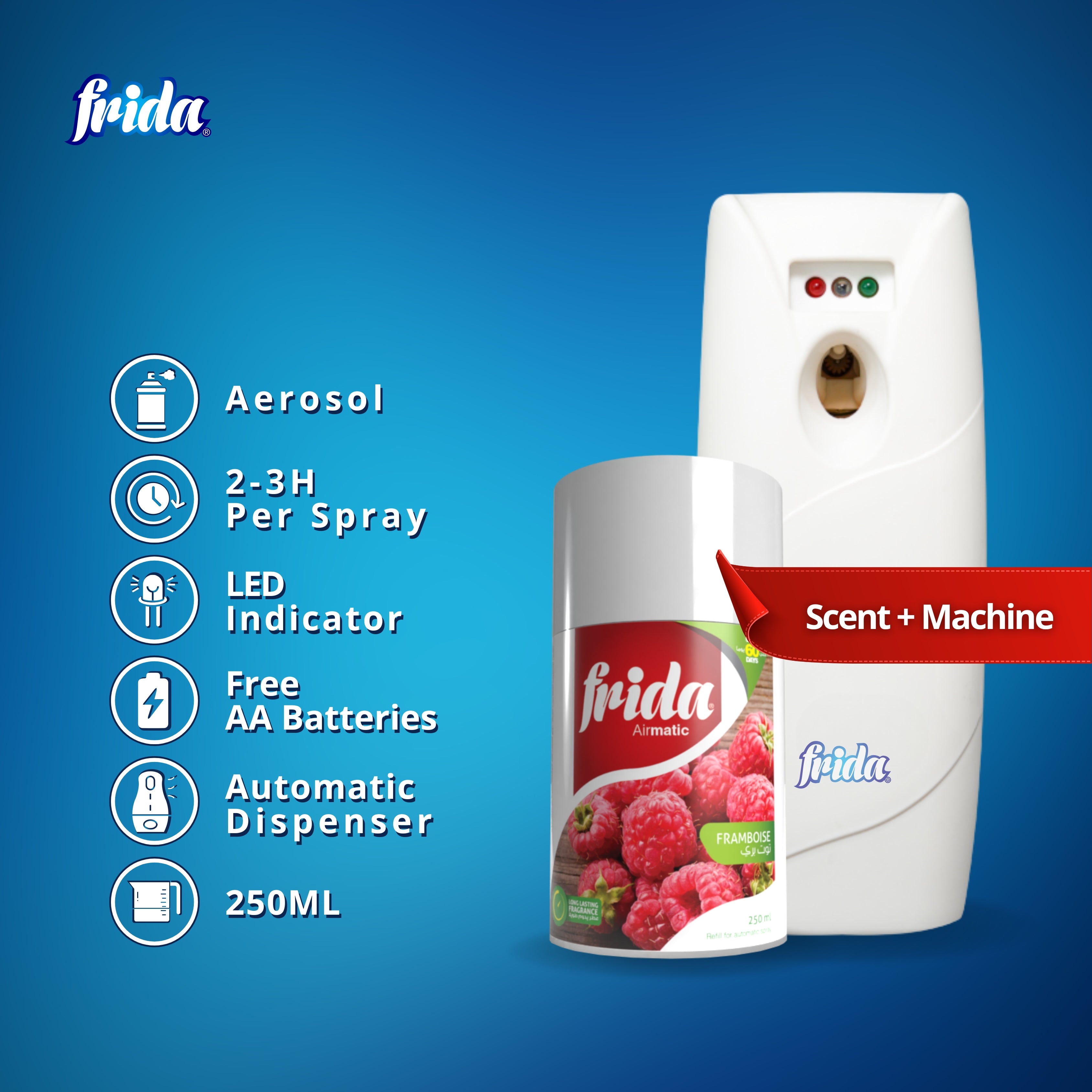 Frida AirMatic – Framboise (250ml)