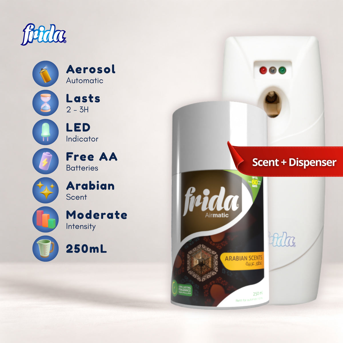 Frida AirMatic – Arabian Scent (Oud) (250ml)