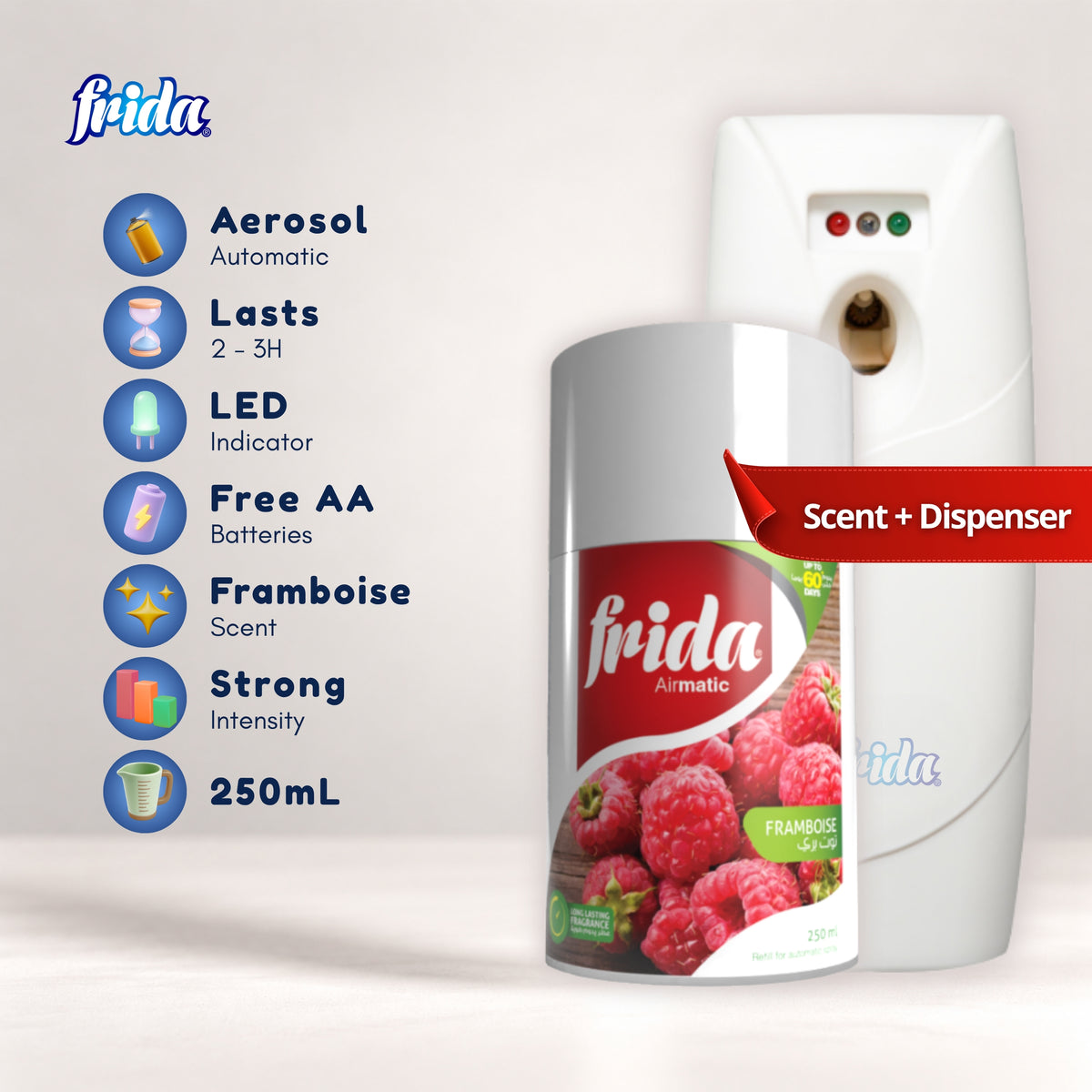 Frida AirMatic – Framboise (250ml)