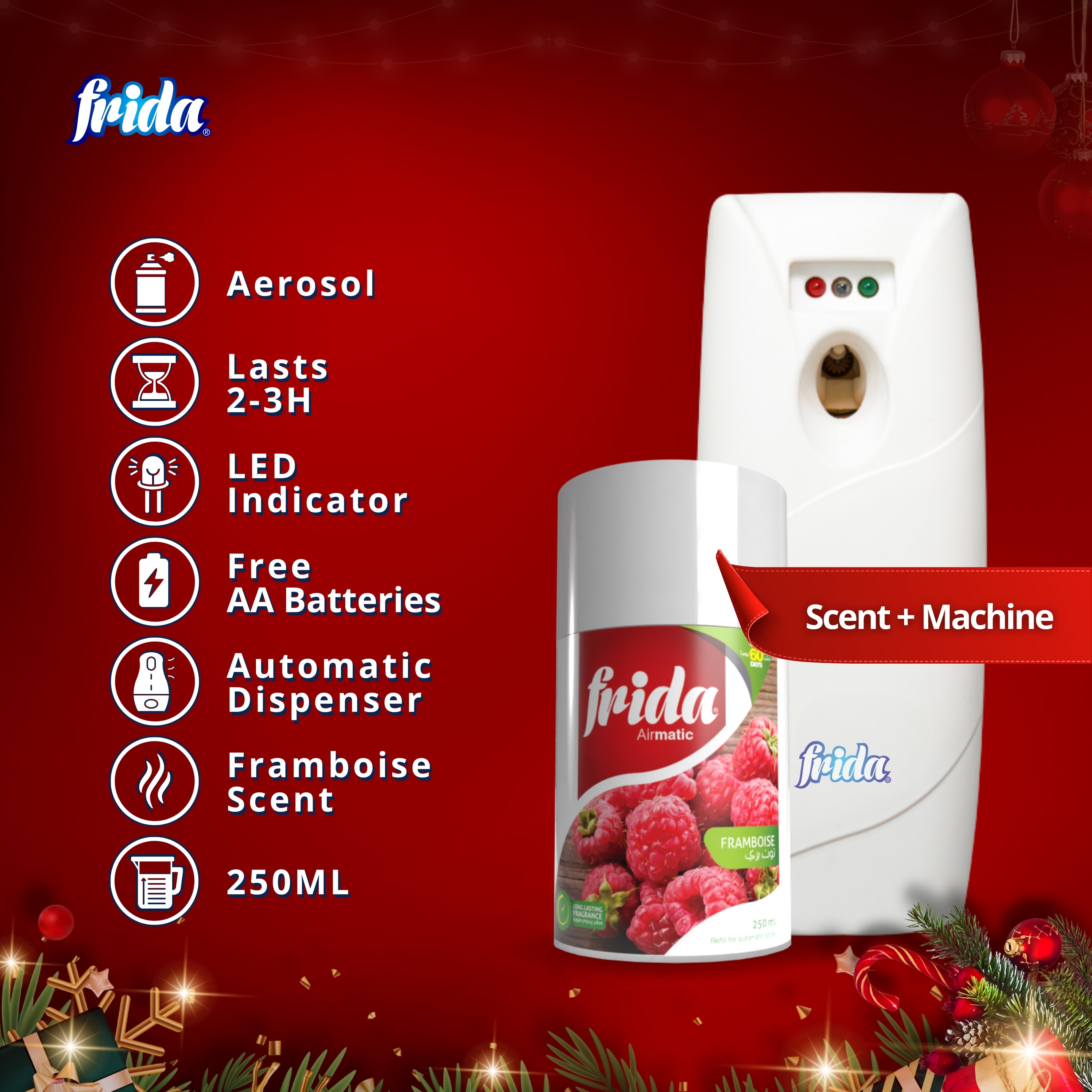 Frida AirMatic – Framboise (250ml)