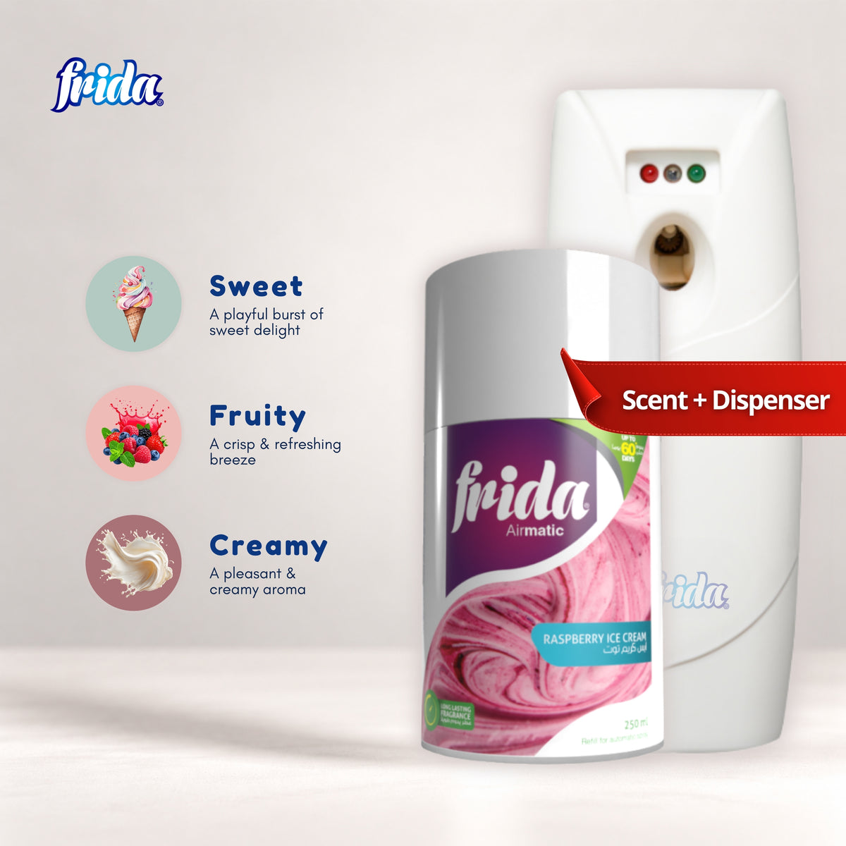 Frida AirMatic – Raspberry Ice Cream (250ml)
