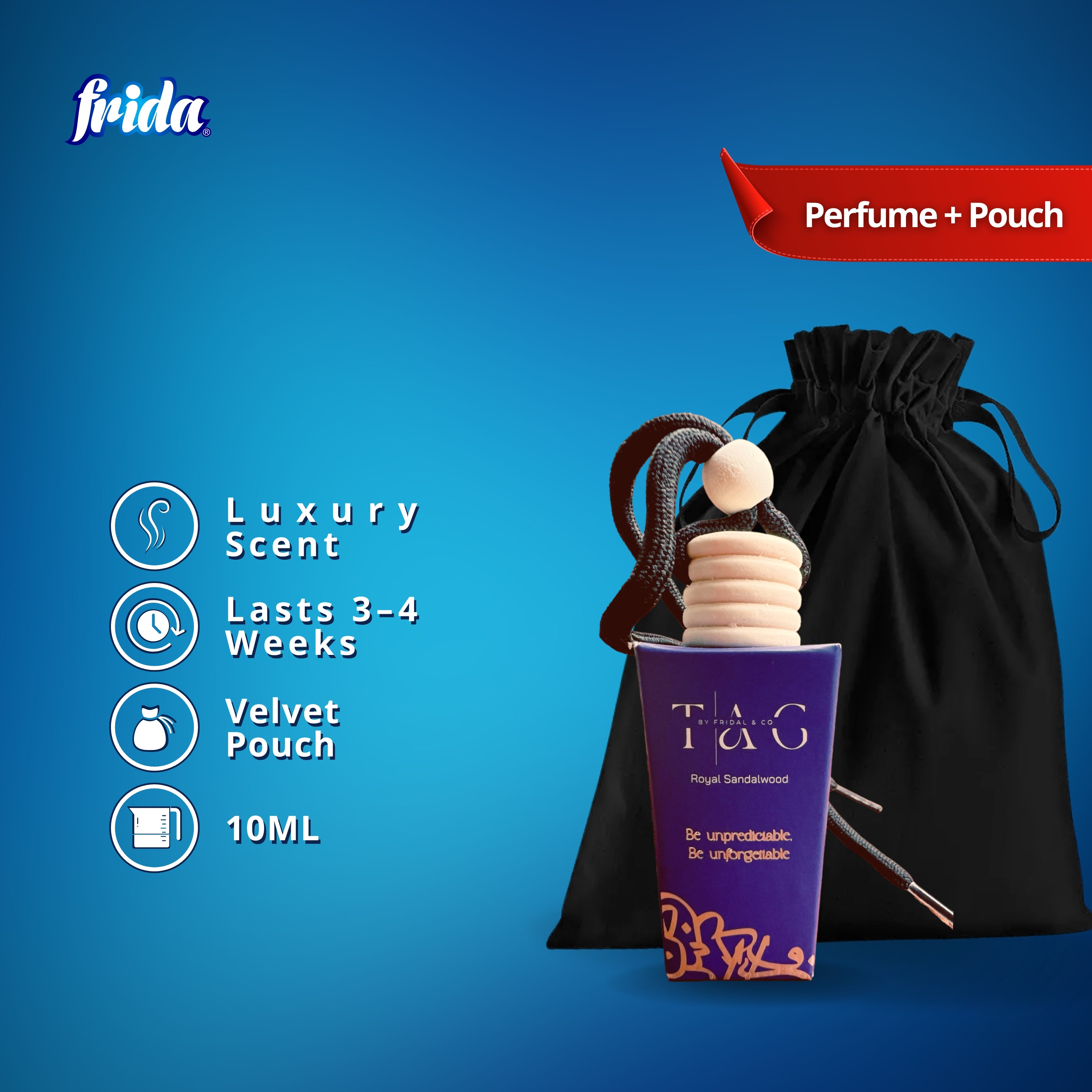 TAG Car Perfume – Royal Sandalwood (10ml)