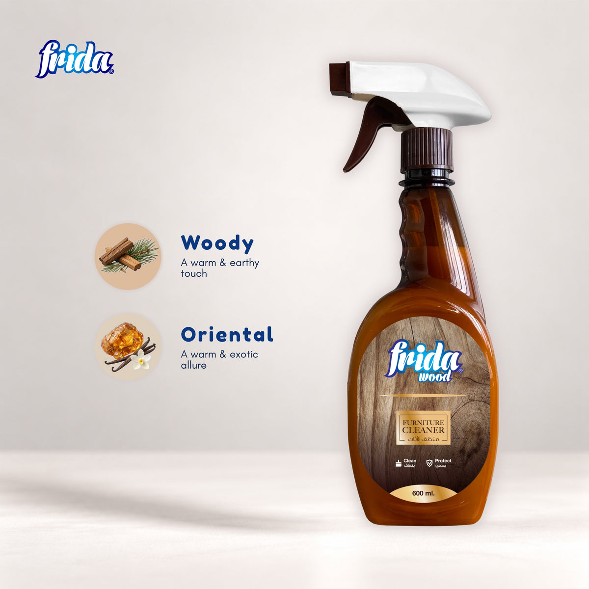 Frida Wood Cleaner – Oud (600ml)