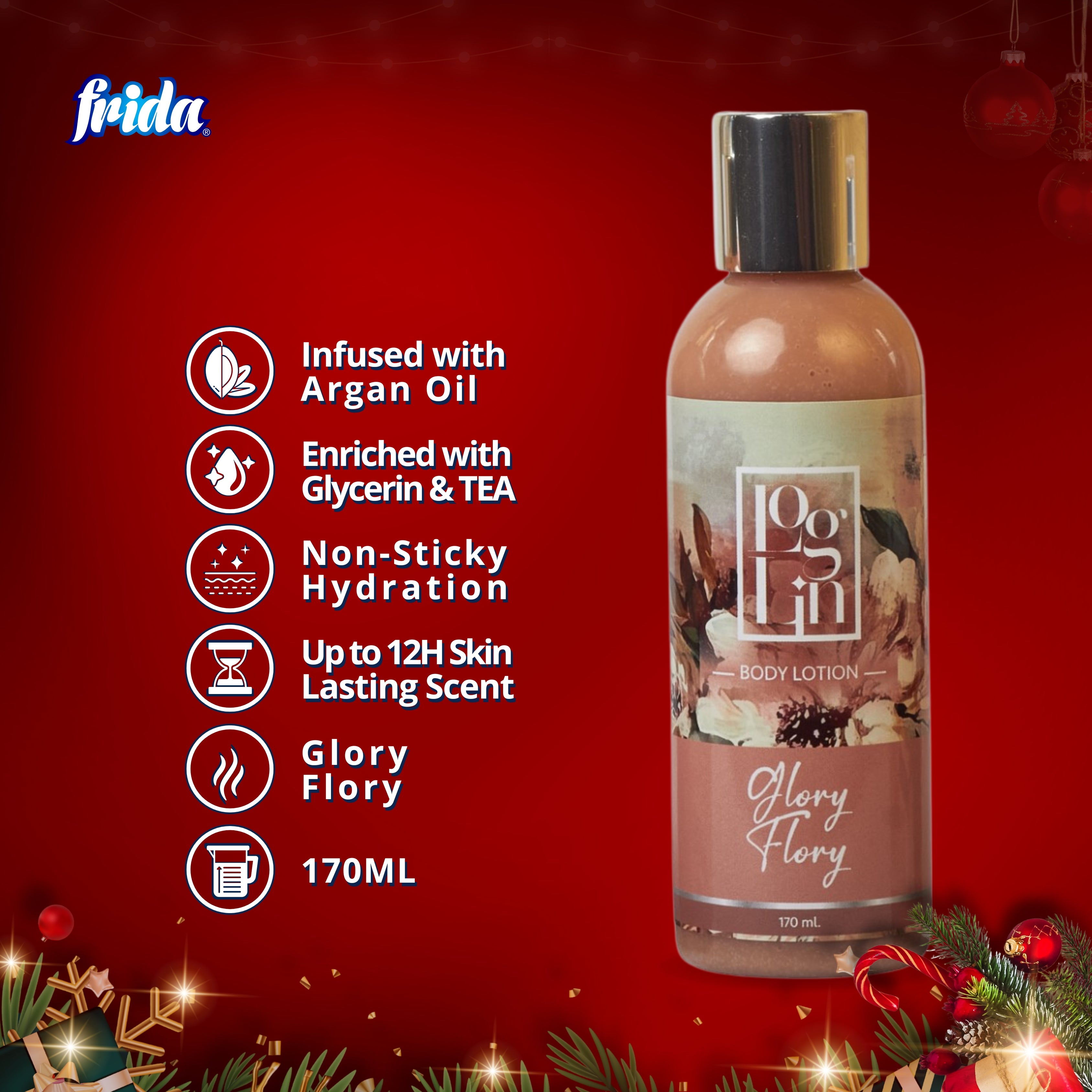 Loglin Body Lotion - Glory Flory (170ml)