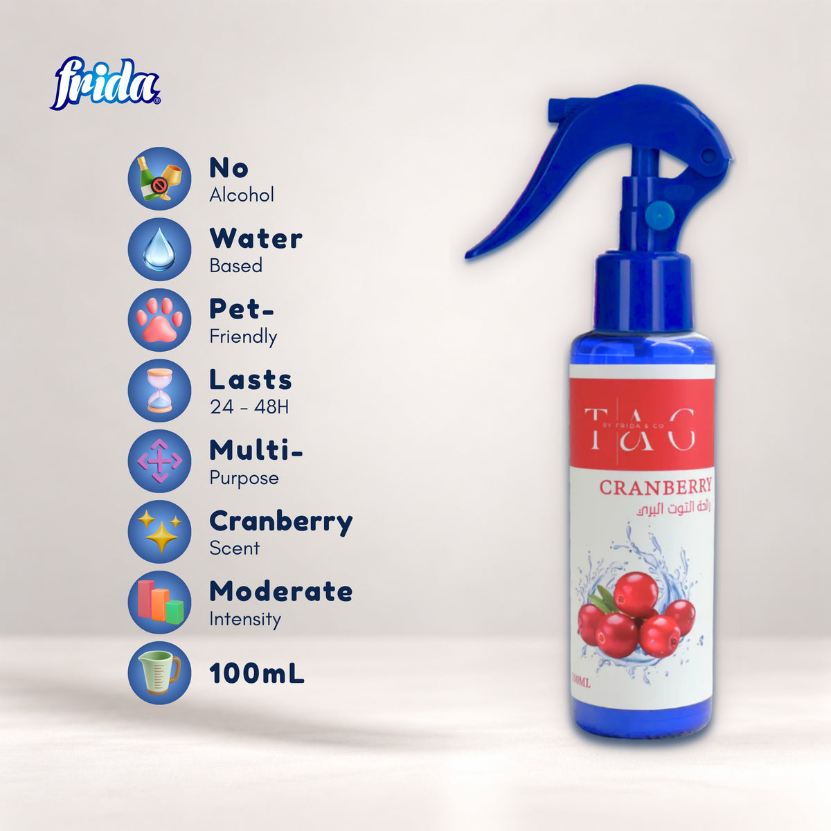 TAG Air Freshener – Cranberry (100ml)