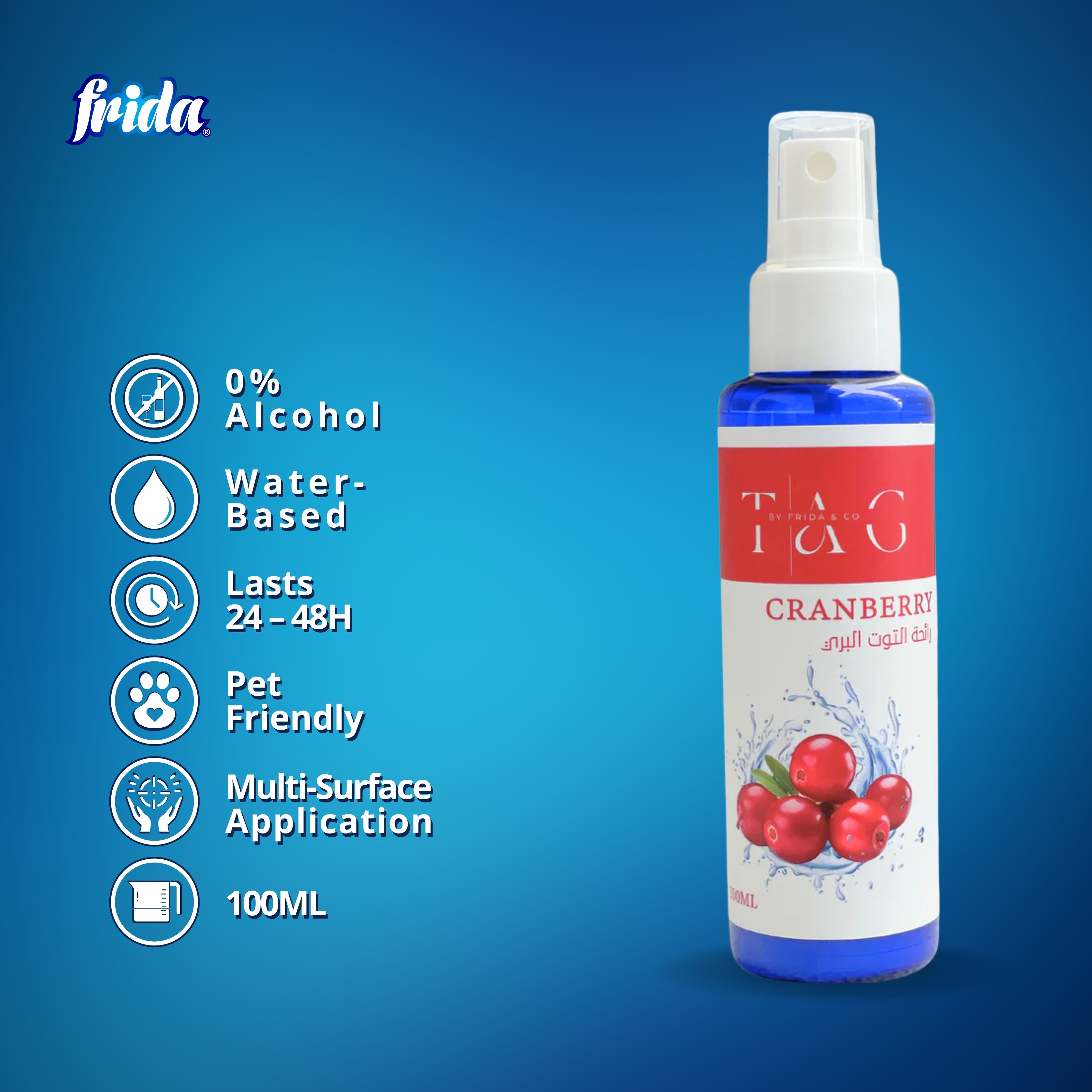 TAG Air Freshener – Cranberry (100ml)