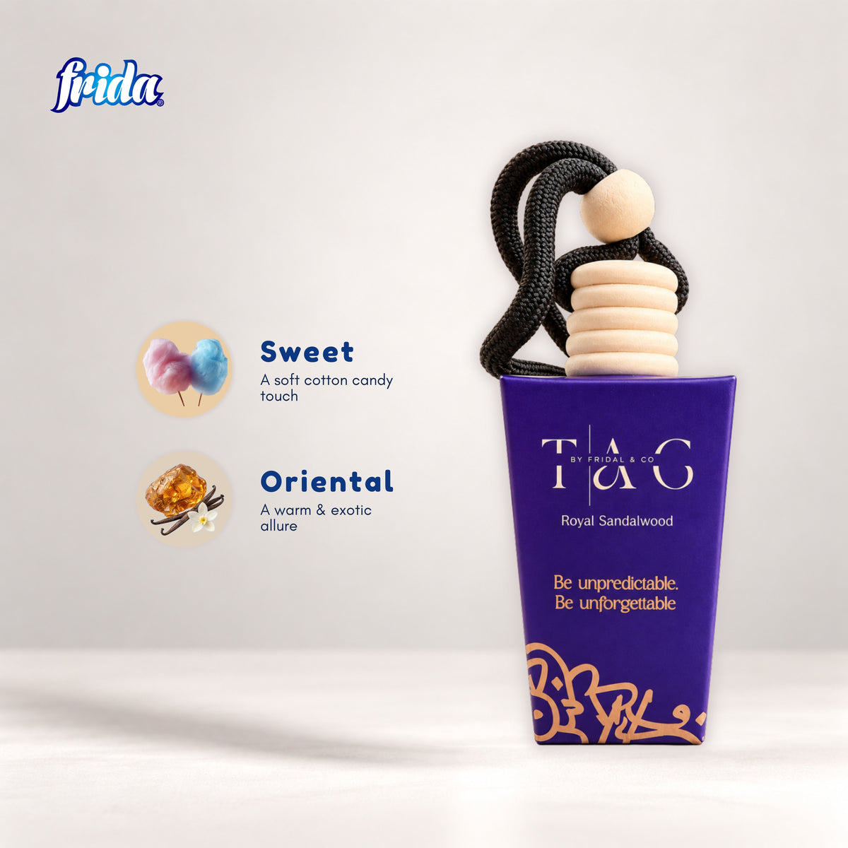 TAG Car Perfume – Royal Sandalwood (10ml)