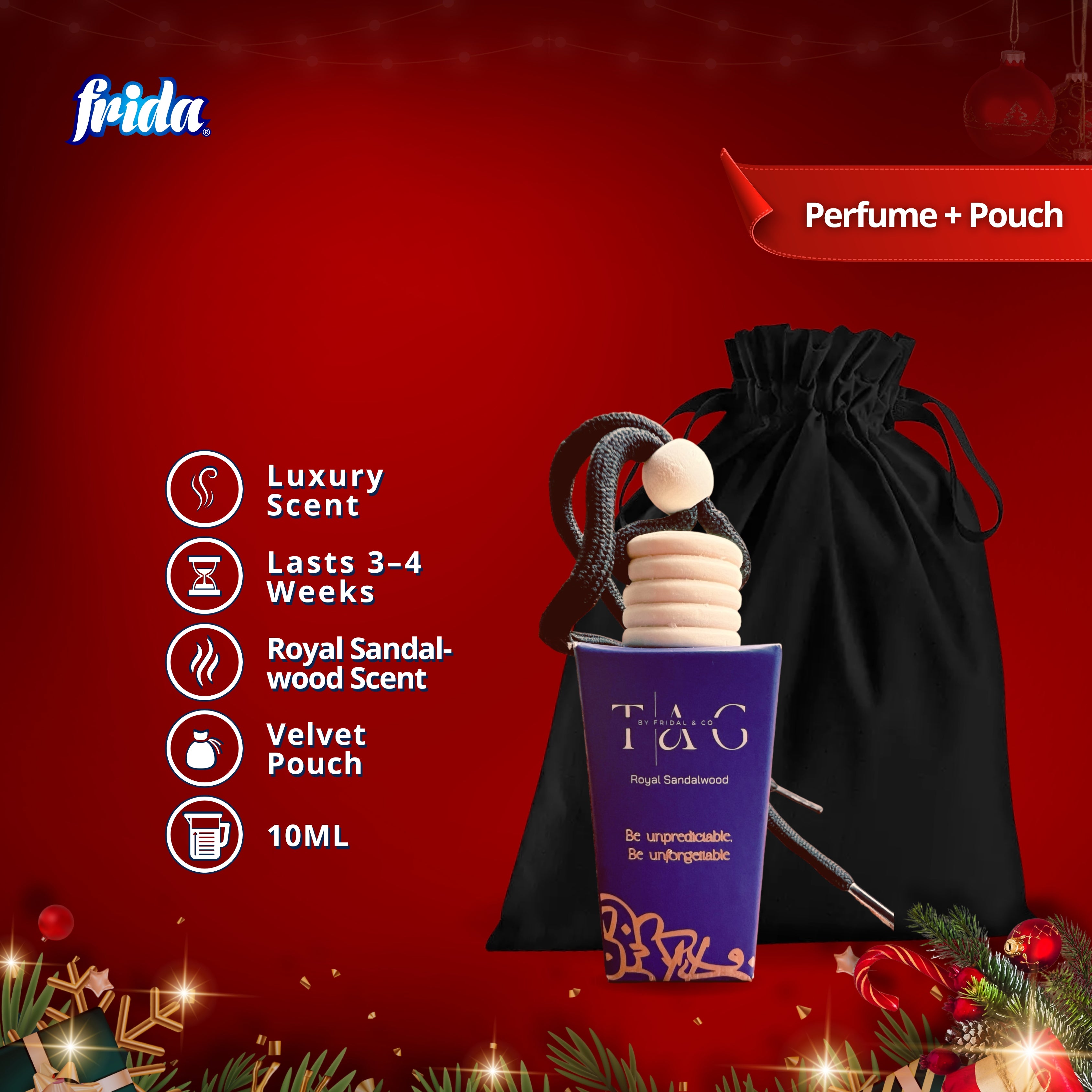 Minyak Wangi Kereta TAG – Royal Sandalwood (10ml)